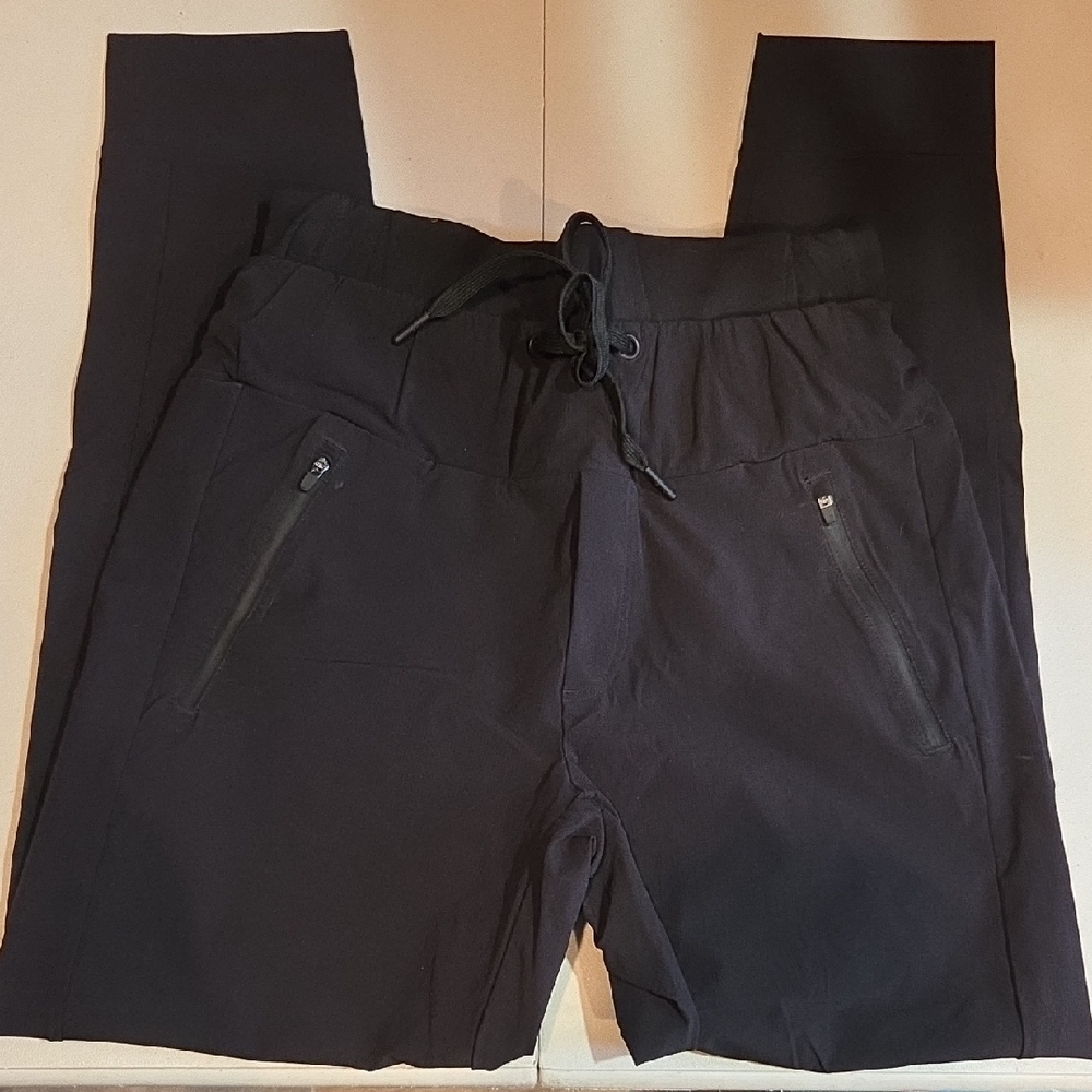 Alexo Women's Black Drawstring Joggers Conceal Carry